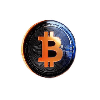Cryptocurrency market metrics data visualisation on a floating card